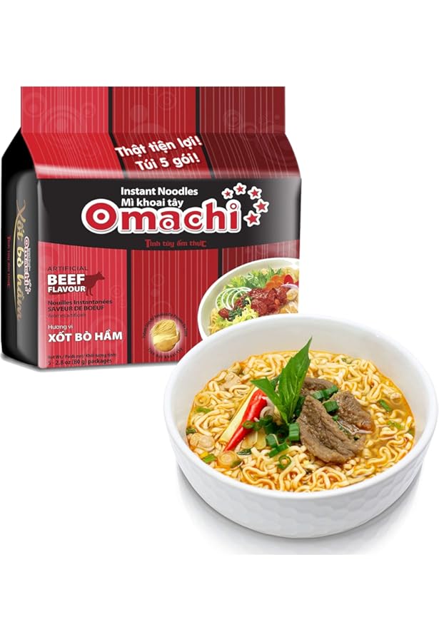 ◆Omachi◆ Amazon.com: OMACHI Golden Potato Noodles - Braised Pork Rib Flavor
